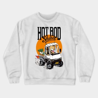 Hot rod Shiba (classic white) Crewneck Sweatshirt